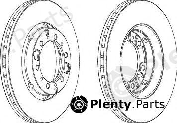  FERODO part DDF1892 Brake Disc