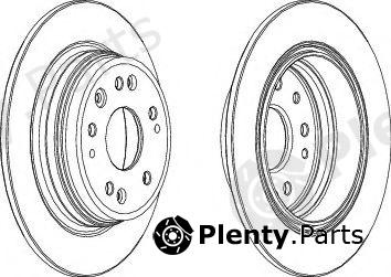  FERODO part DDF1933 Brake Disc