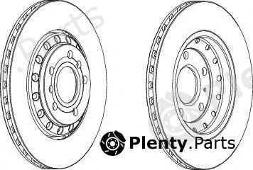  FERODO part DDF1934C Brake Disc