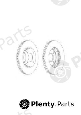  FERODO part DDF1940 Brake Disc
