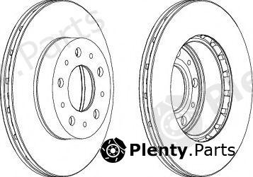  FERODO part DDF196 Brake Disc