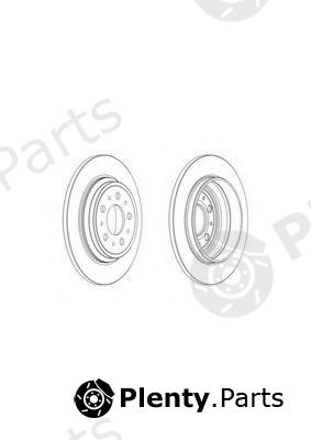  FERODO part DDF1964 Brake Disc