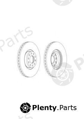  FERODO part DDF1983C Brake Disc
