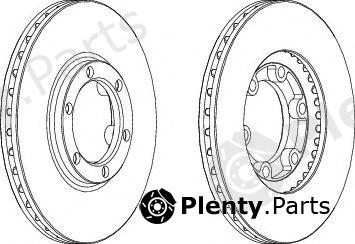  FERODO part DDF385 Brake Disc