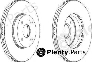  FERODO part DDF495 Brake Disc