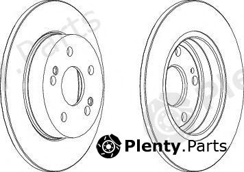  FERODO part DDF555 Brake Disc