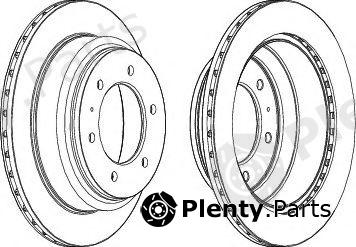  FERODO part DDF695 Brake Disc