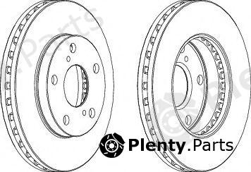  FERODO part DDF702 Brake Disc