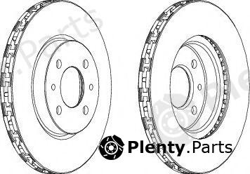  FERODO part DDF762 Brake Disc