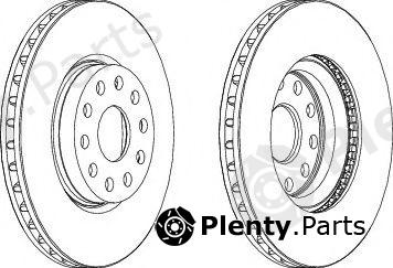  FERODO part DDF802 Brake Disc