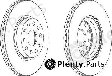  FERODO part DDF803 Brake Disc