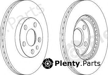  FERODO part DDF842 Brake Disc