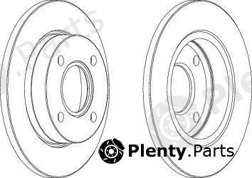  FERODO part DDF845 Brake Disc