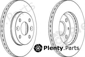  FERODO part DDF854 Brake Disc