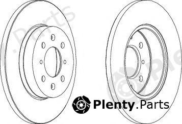  FERODO part DDF872 Brake Disc
