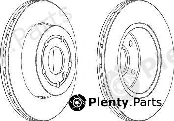  FERODO part DDF873 Brake Disc