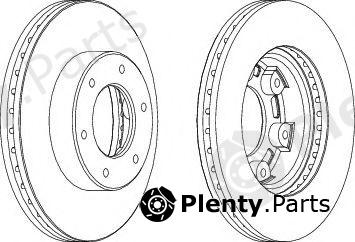  FERODO part DDF991 Brake Disc