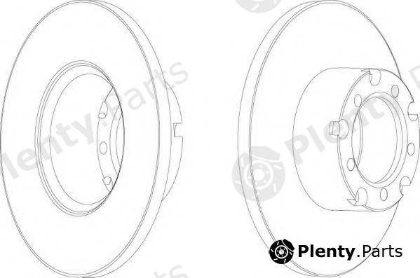  FERODO part FCR117A Brake Disc