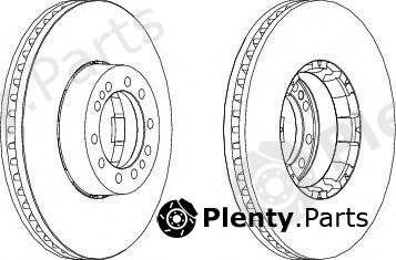  FERODO part FCR134A Brake Disc