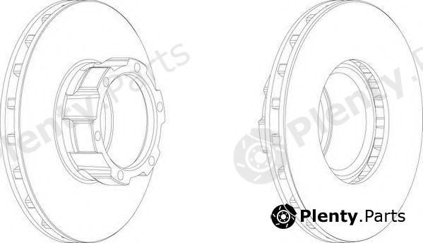  FERODO part FCR162A Brake Disc