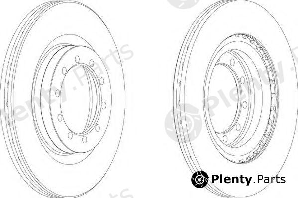  FERODO part FCR183A Brake Disc