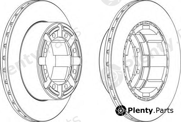  FERODO part FCR184A Brake Disc