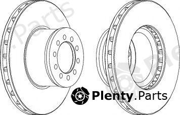  FERODO part FCR186A Brake Disc