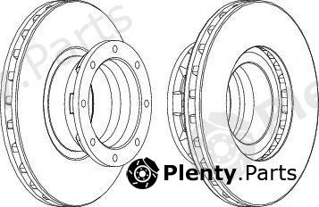  FERODO part FCR187A Brake Disc