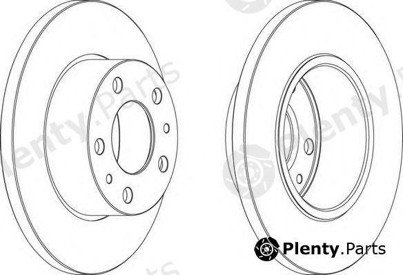  FERODO part FCR195A Brake Disc