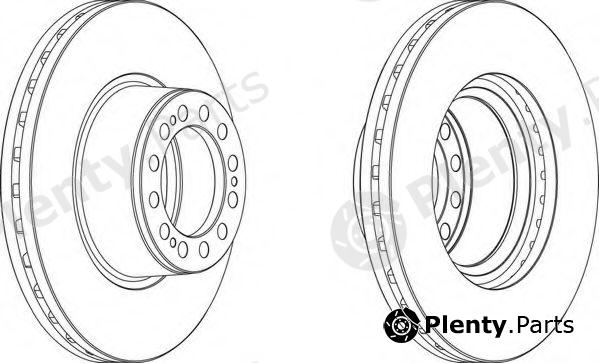  FERODO part FCR201A Brake Disc
