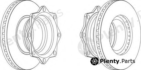  FERODO part FCR202A Brake Disc