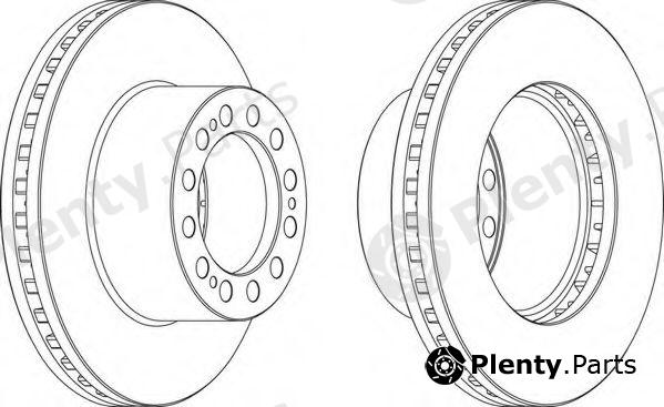  FERODO part FCR204A Brake Disc