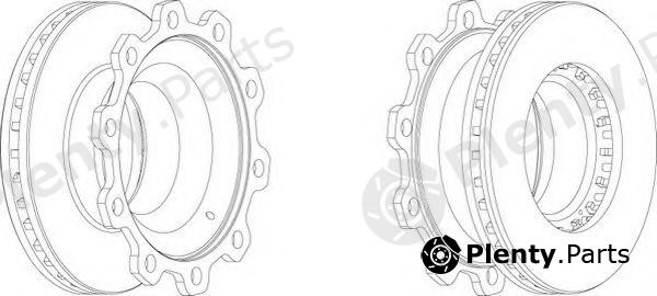  FERODO part FCR205A Brake Disc