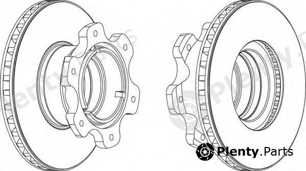  FERODO part FCR208A Brake Disc
