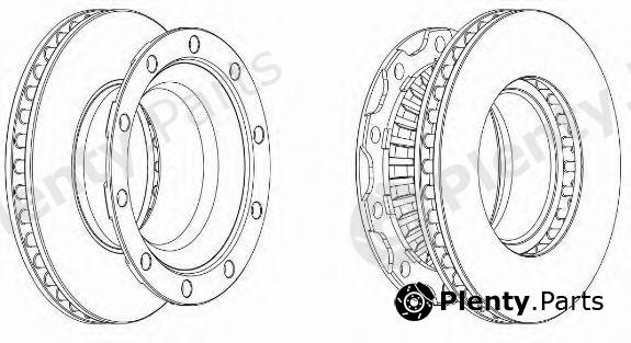  FERODO part FCR222A Brake Disc