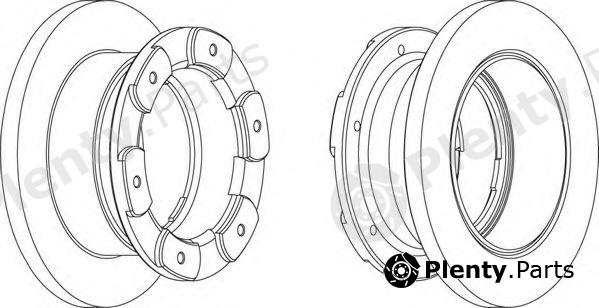  FERODO part FCR236A Brake Disc