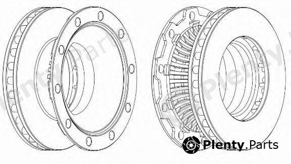  FERODO part FCR252A Brake Disc
