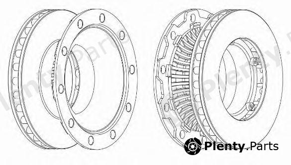  FERODO part FCR253A Brake Disc