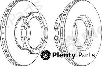  FERODO part FCR254A Brake Disc
