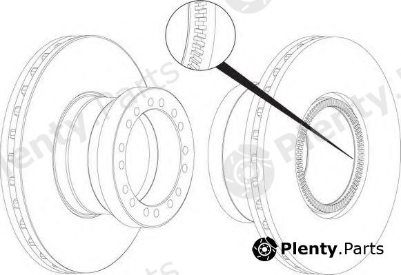  FERODO part FCR256A Brake Disc