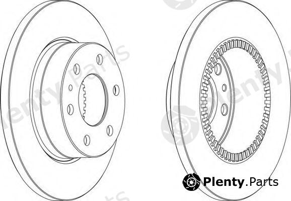  FERODO part FCR316A Brake Disc