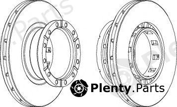 FERODO part FCR318A Brake Disc