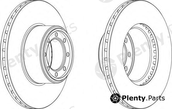  FERODO part FCR320A Brake Disc