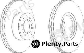  FERODO part FCR330A Brake Disc