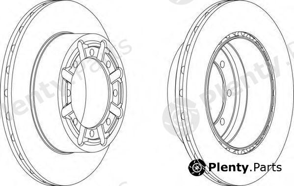  FERODO part FCR340A Brake Disc