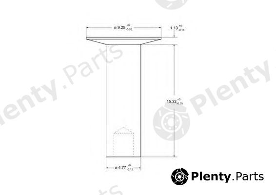  FERODO part 93659 Rivet, drum brake lining