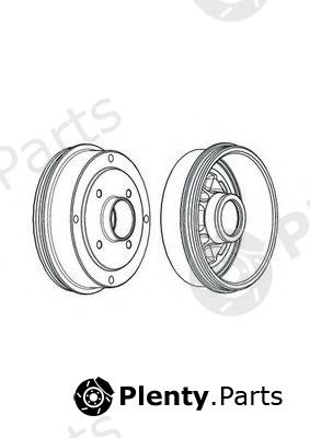  FERODO part FDR329224 Brake Drum