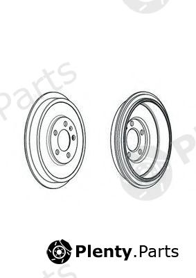  FERODO part FDR329250 Brake Drum