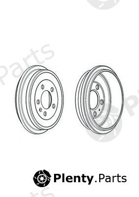  FERODO part FDR329253 Brake Drum