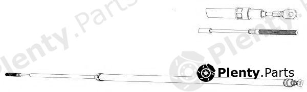 FERODO part FHB432012 Cable, parking brake